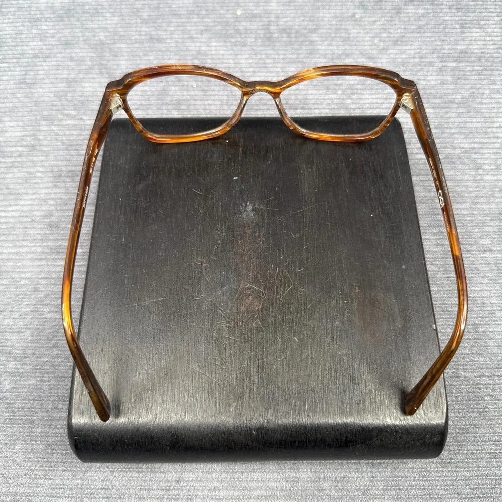 OGI Evolution Eyeglasses 9077/1555 Tortoise Shell Brown Amber Japan 52-16-140